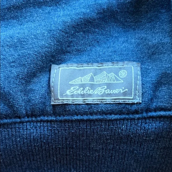 Eddie Bauer Men's large Black Henley Shirt - Picture 4 of 10